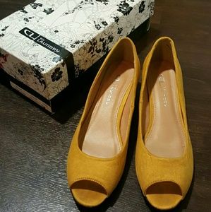 Chinese Laundry Mustard Yellow Shoes